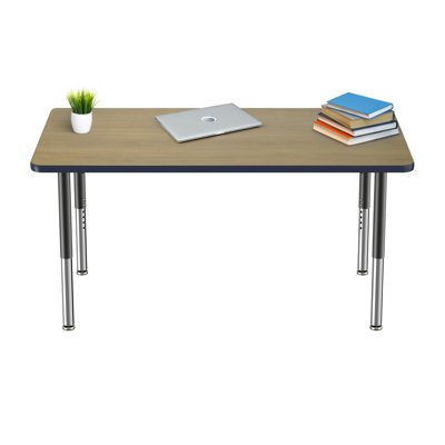 Rectangle T-Mold Adjustable Height Activity Table