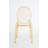 Resin Oval Back Armless Sophia Chair by Chivari, 3 Chair Bundle by Chivari-106428990