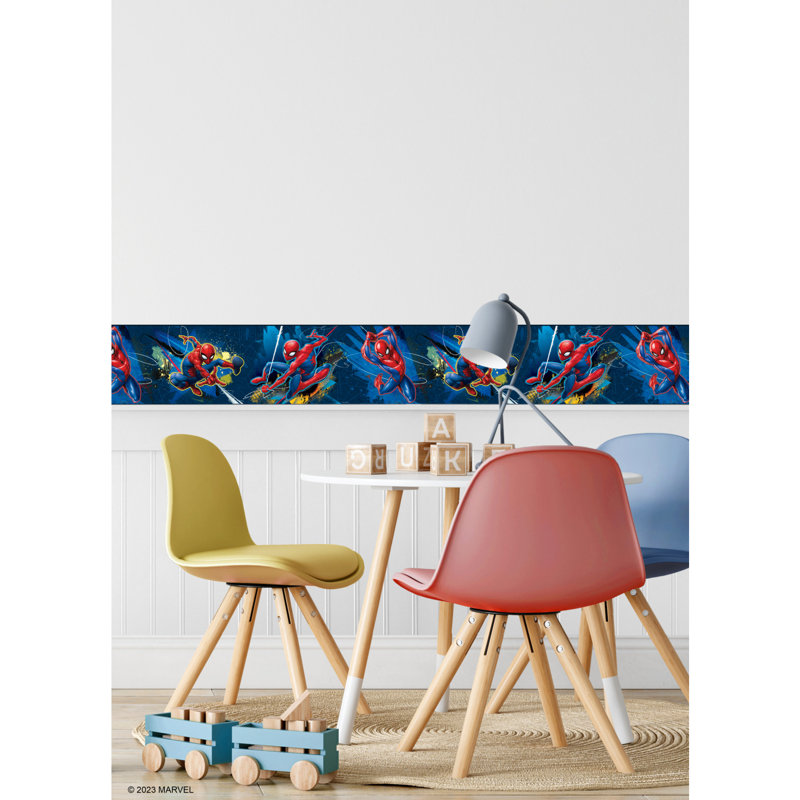 Bordure de papier peint L 15 pi x l 6 po Marvel Spider-Man