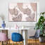 Silhouette de femme sur toile-1934289407