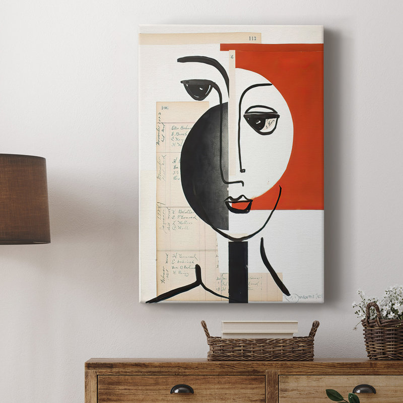 Les visages d'un siècle IV - Cavas de la galerie sur mesure, H 36 po x l 24 po