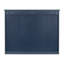 Armoire de toilette moderne 35 po x 27,5 po, rangement dissimulé, facile à assembler, matériau peint en bleu, matériaux fixés au mur,-832434312