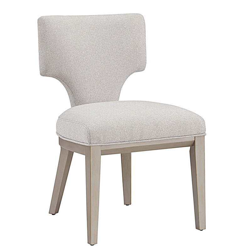 Chaise d'appoint rembourrée, ensemble de 2