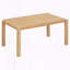 Ensemble de salle à manger extensible 6 pièces avec table à pieds courbés et banc (naturel) 6 pièces-129203373-129203377-129203378