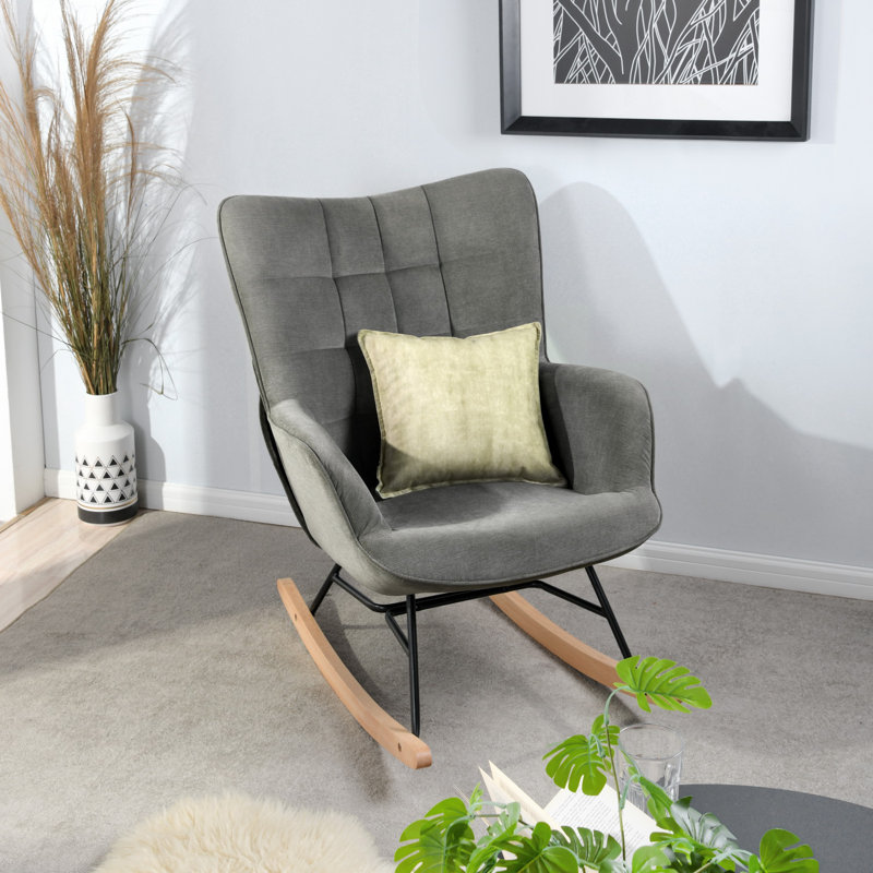 Niamh Rocking Chair, Grey