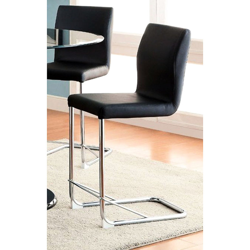 Chaises de salle à manger rembourrées de 2 pieds, invitant la salle à manger 2 pour s'asseoir, option élégante