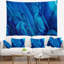 Tapisserie mélange de peinture en acrylique bleu foncé-28501680