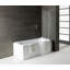 Regent 1700mm x 850mm Soaking Acrylic Bathtub-12521723