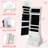 Kids Jewelry Armoire Cabinet, Full-Length Mirror