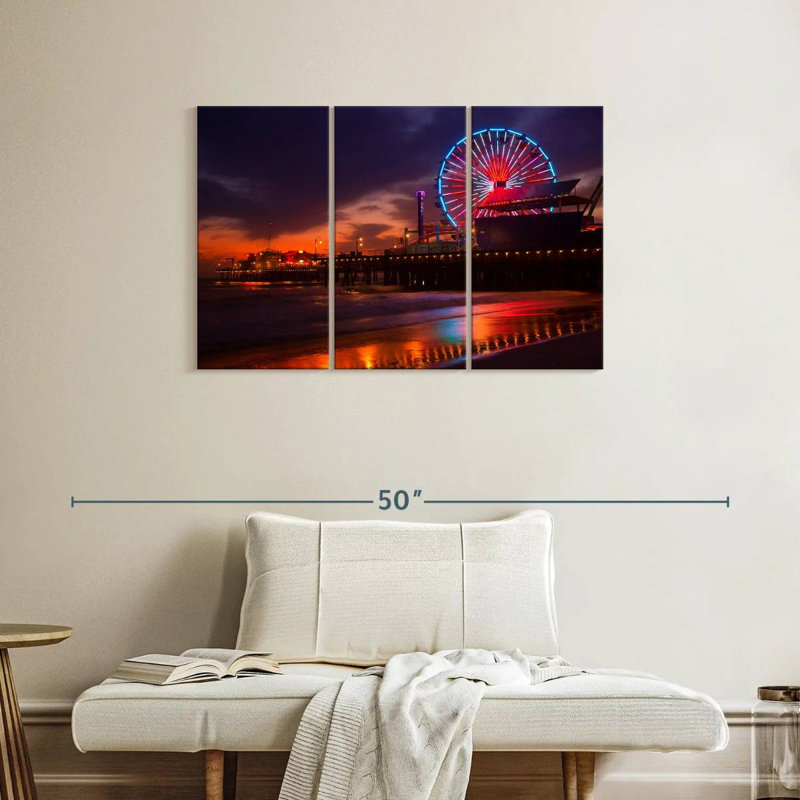 Kerner Santa Monica Pier Fair, 24" H x 38" W