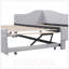 Lit de jour simple en L rembourré en forme de L avec lit gigogne escamotable, élégant et polyvalent pour tout décor-1575046811