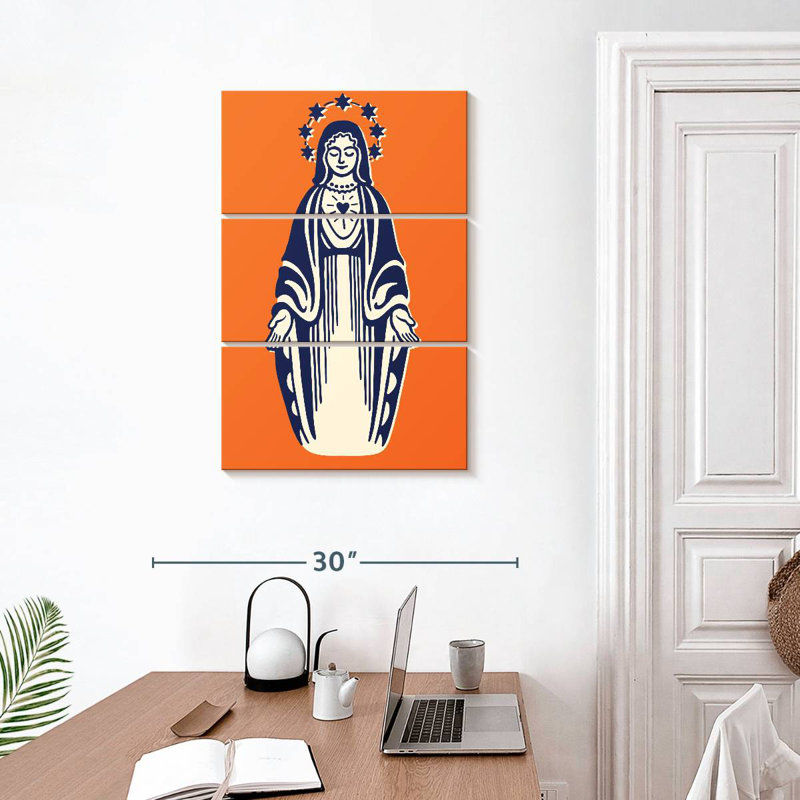 Leisha, Vierge Marie, H 32 po x l 20 po