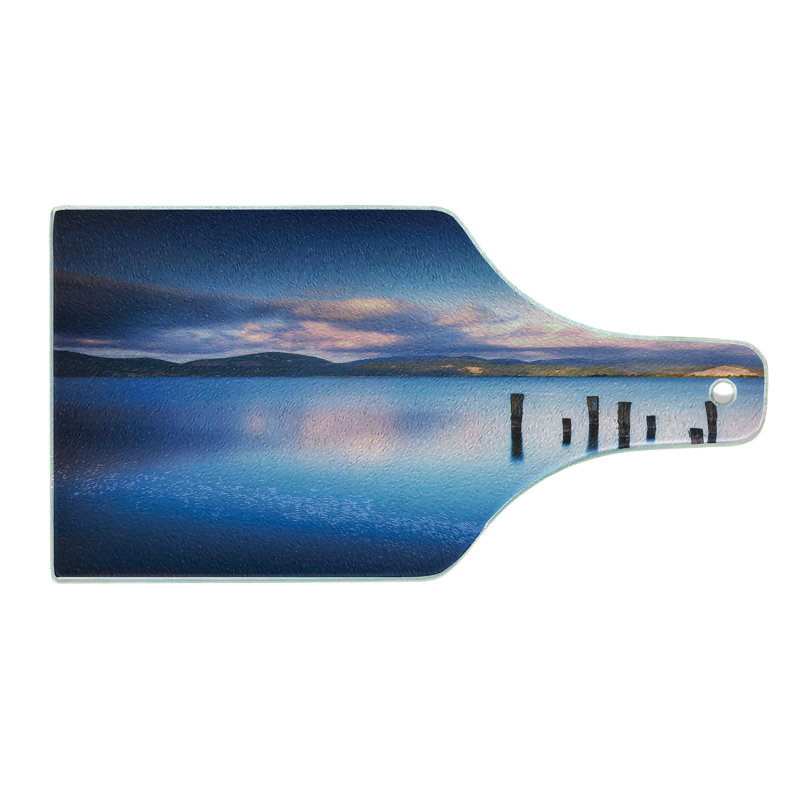 Planche à découper en verre trempé Ambesonne