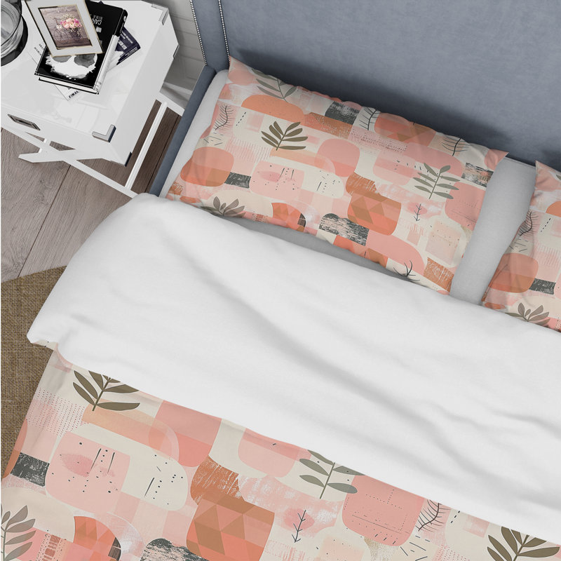 Ensemble de housse de couette Minho, Housse de couette pour grand lit + 2 taies décora