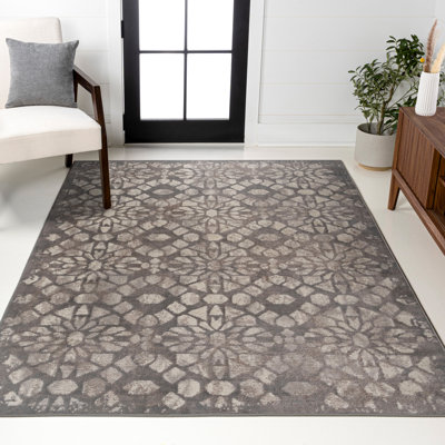 Tapis gris Roma