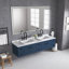 Miroir de salle de bain 72 x 36 pouces à DEL avec façade et rétroéclairage, miroir de meuble-lavabo mural, anti-buée, mémoire, 3 couleurs, réglable en continu-844834682