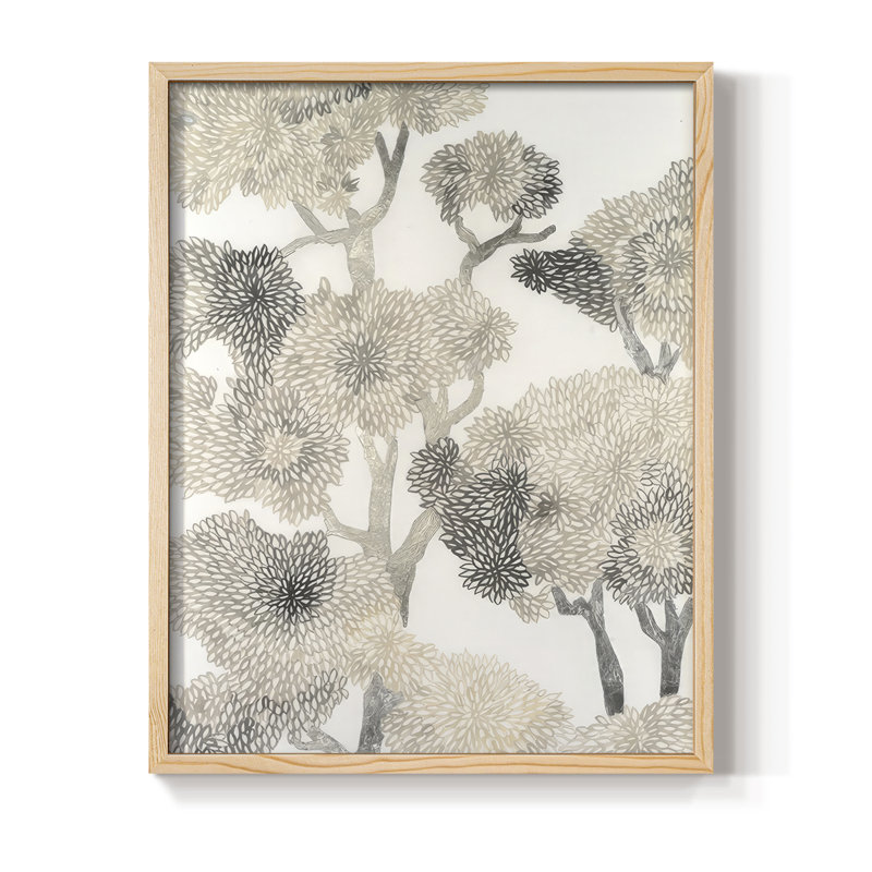 «Dewdrop Maple I», reproduction encadrée - bois massif, Naturel, H 11 po x l 9 po