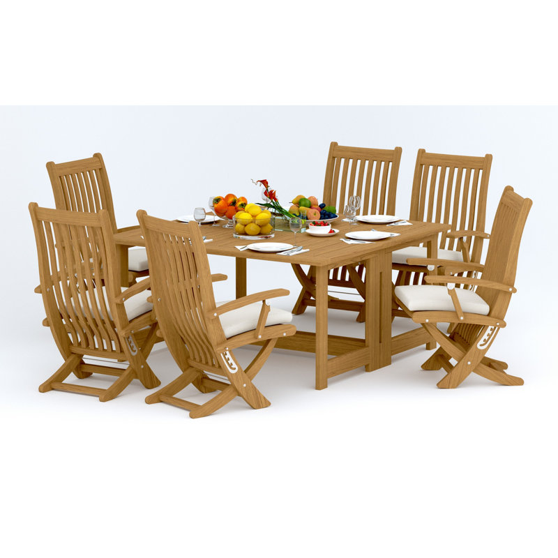 Warwick Outdoor - Piece Teak Dining Set, 6