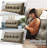 Sit-up Back Comfort 100% Cotton Velvet Button Tufted Bed Rest Headboard Decorative Back Support Pillow, Accent Side Sleeper Body Pillow Compression-102026075-102026076