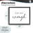 You Are Enough Sentiment Floating Frame, design by Lettered and Lined-854886662-854886661