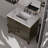Single Bath Vanity with Carrara Marble Top