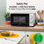 Abode AMM2005S, 20L Manual Microwave in Silver