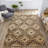 Klearchos Performance Washable Geometric Indoor / Outdoor Rug-568762737