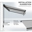 Dongguan Xiyite Trading Co., Ltd. 295cm W x 200cm D Polyester Cover Retractable Door / Window Awning-136159222-136159223