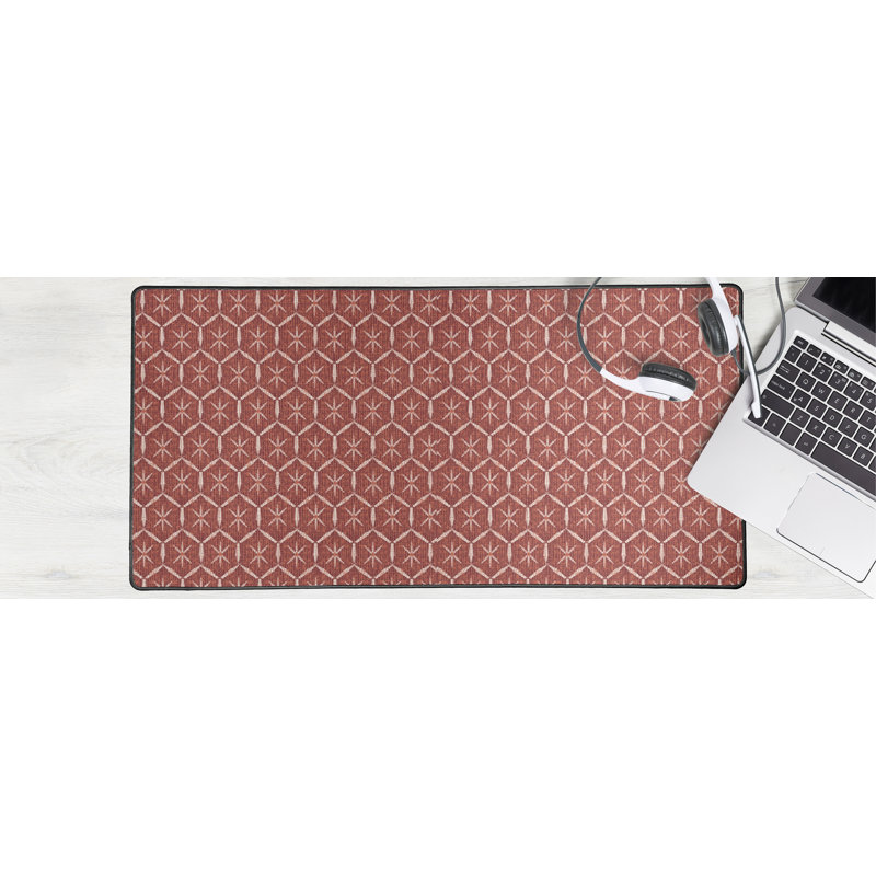Grand sous-main de bureau Bobbi, Brun