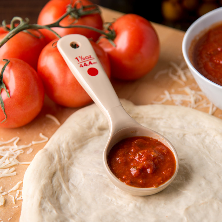 Spoons Tomato Portion Control Scoop Pizza Sauce Serving Spoon