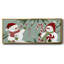 Frosty x 2, toile encadrée-1702508586