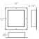 16'' W 16'' D Rectangular Shower Base