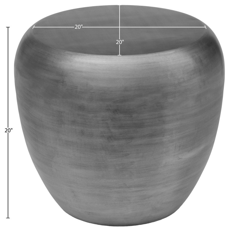 Table de bout Capsule, Argent argent