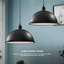 Supen 1 - Light Shiny Black Pendant