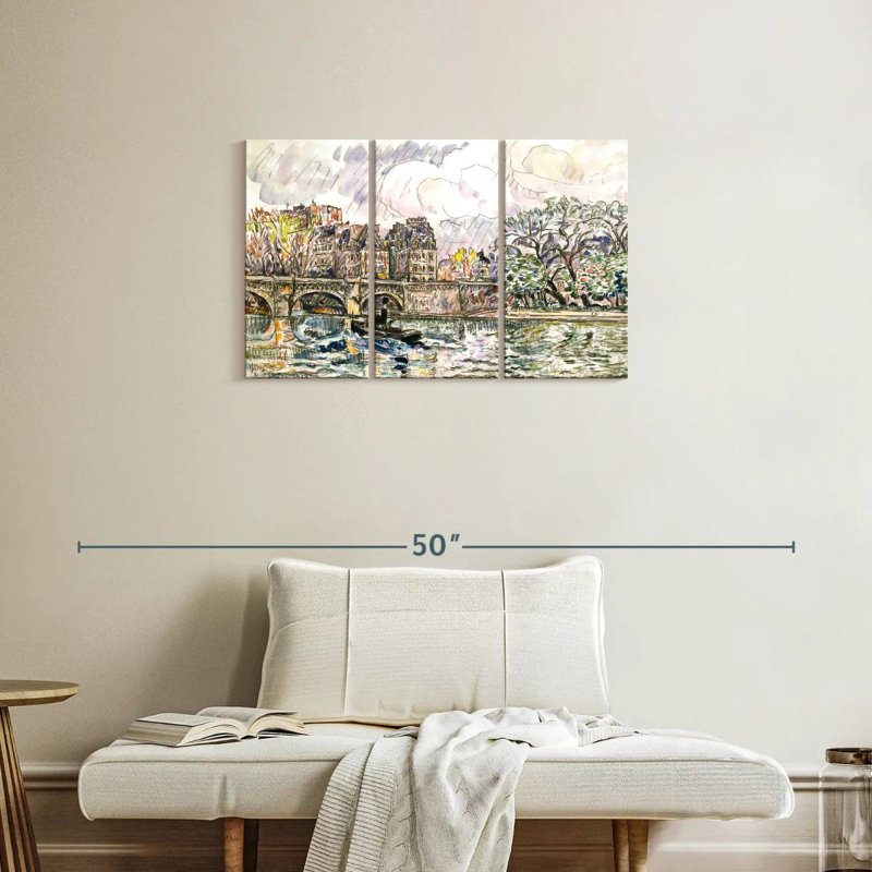 Sirci Paris La Place Dauphine, H 20 po x l 33 po