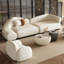 Canapé moderne moderne de style crème-111999662