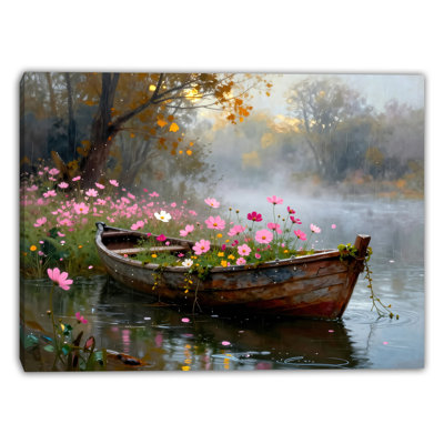 «Autumn Bloom», art mural sur toile