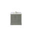 Meuble-lavabo simple 36 po avec plateau en quartz Alys