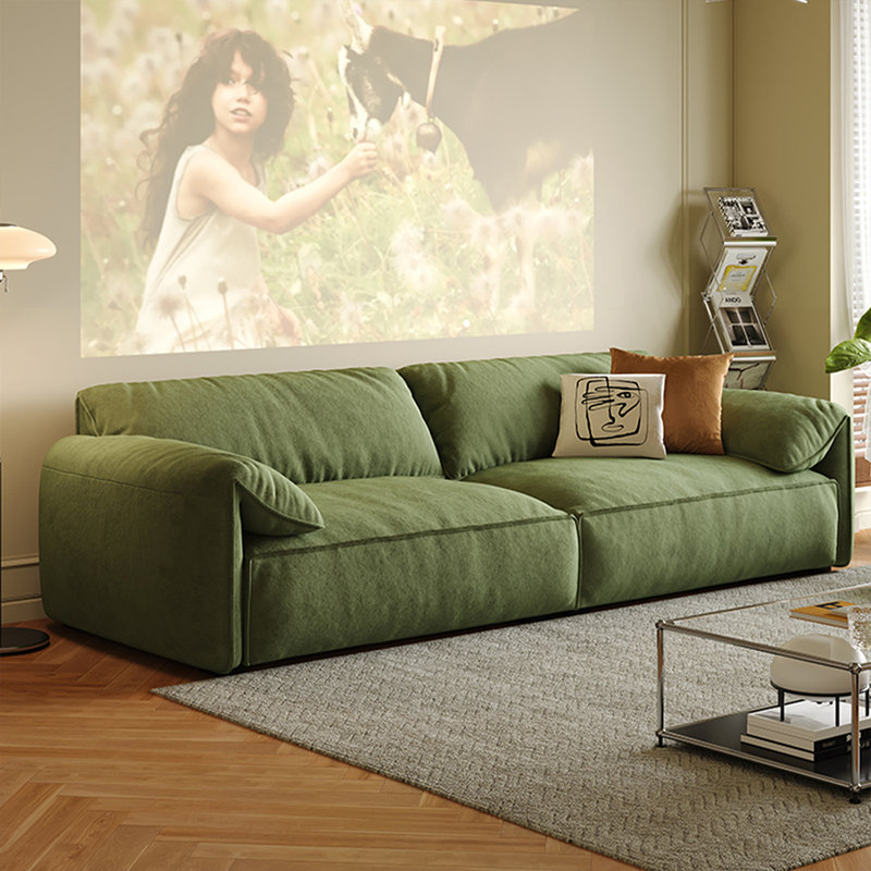 Canapé modulaire 85,43 po 100% polyester, Vert