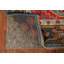 Tapis indien géométrique Kazak bleu 8 x 10