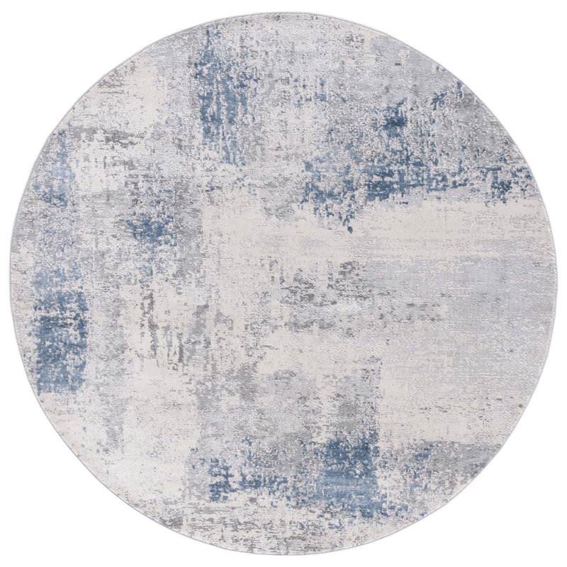 Kulig Performance Abstract Rug, Round 6'7"