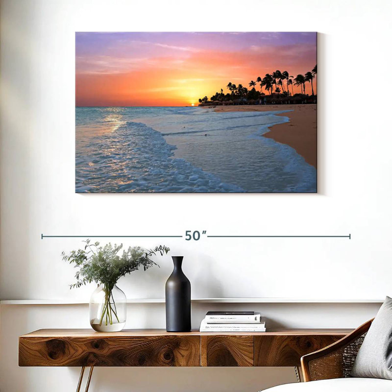 Gillard Druif Gillard coucher de soleil, H 26 po x l 39 po
