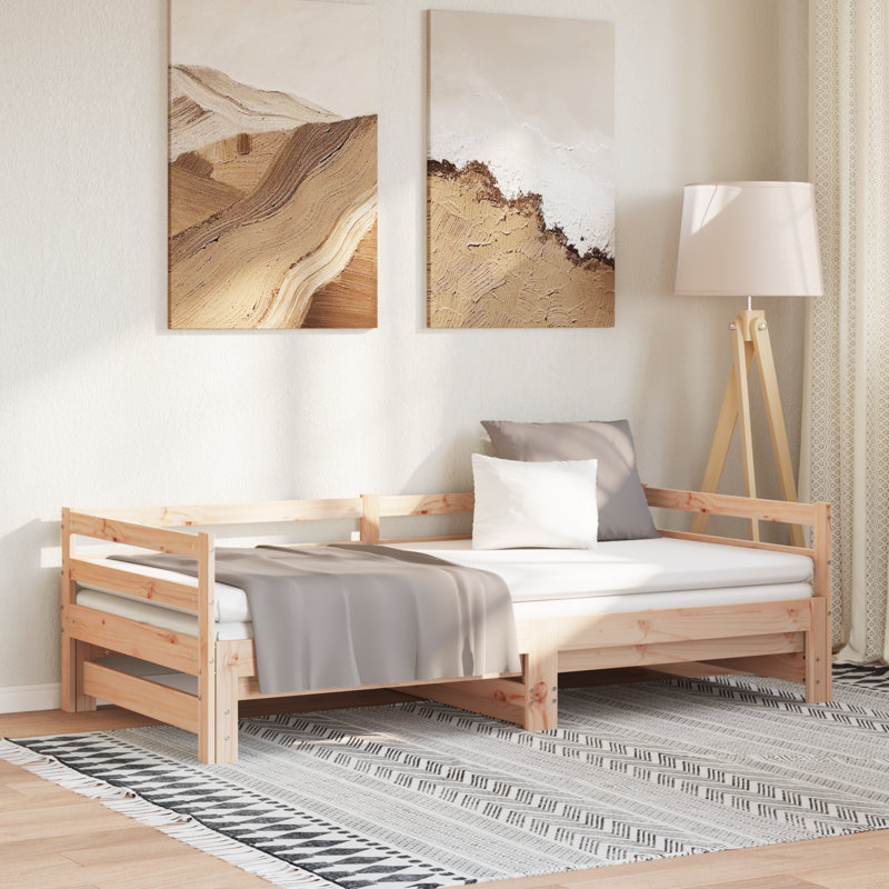 Ivri Bed Frame, Brown, 181 x 193.5cm
