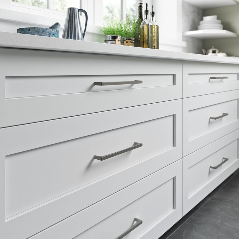 Riverside Bar pull, 8 13/16", Ash Gray