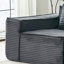 Canapé modulaire en L avec repose-pieds, siège en mousse à haute densité pour le confort de la maison ou du bureau.-495780062