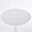 Table à piédestal 31,5 pouces de style Mid-Century moderne, table de salle à manger multifonctionnelle pour 4 à 6 personnes et grande table basse, plateau en MDF blanc pour le salon, la cuisine, le bureau et la table basse