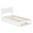 Phoenix Wood Platform Bed with Trundle-891028862-891028861