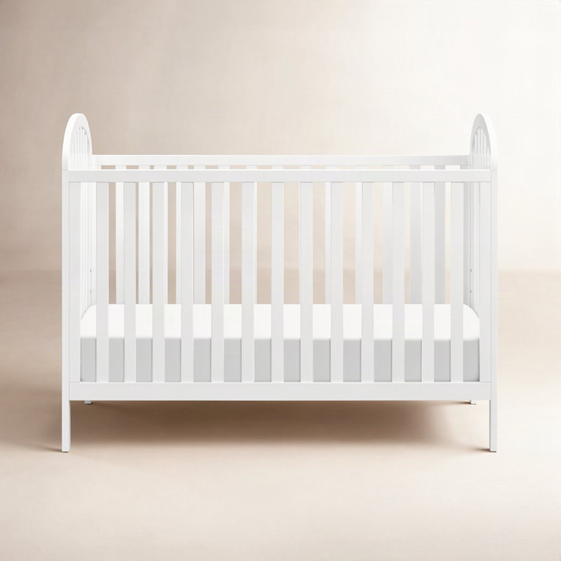 Lit de bébé convertible Beau-en-1 Beau, Blanc
