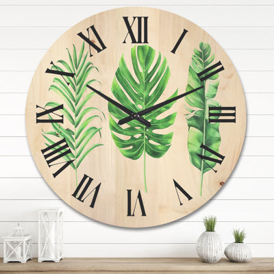 Solid Wood Wall Clock