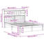 Solid Wood Bed-245966573
